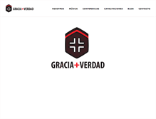 Tablet Screenshot of graciaverdad.org