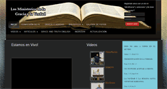 Desktop Screenshot of graciaverdad.com